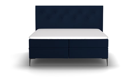 Opbergbox Citrine met gestoffeerd matras stofgroep Seven, dark blue