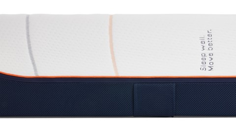 Traagschuim matras Cool Motion 5, wit/blauw/oranje