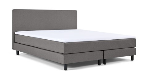 Box Ambra vlak met gestoffeerd matras, light grey