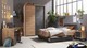 Bed Lafabrica, artisan oak/stone