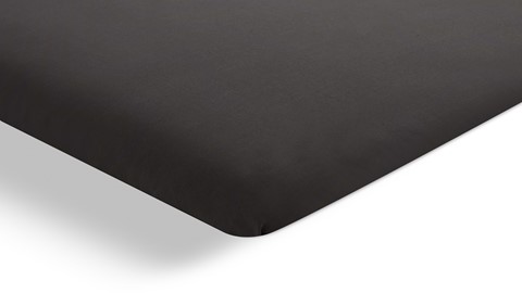 Hoeslaken topmatras Premium percale, antraciet