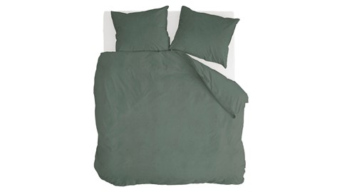 Dekbedovertrek Vintage Cotton, groen