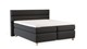 Boxspring Solid Lina vlak met gestoffeerd matras, anthracite