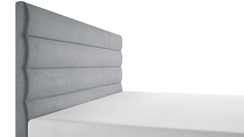 TEMPUR® boxspring FORM™ Horizontal vlak, light grey