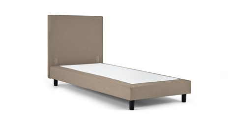 Box Ambra vlak zonder matras, taupe