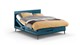 Boxspring Viggo verstelbaar met Silver Pocket Deluxe Foam matras, oakland  blauw