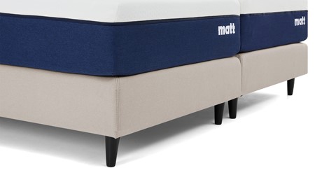 Matt Sleeps Boxspring Original vlak met matras Matt, beige