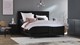 Boxspring Jade verstelbaar met gestoffeerd matras, black