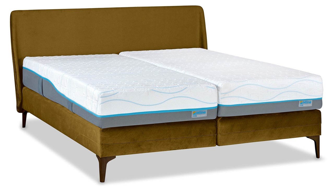 Boxspring Elite Cocoon vlak met Slow Motion 2 matras