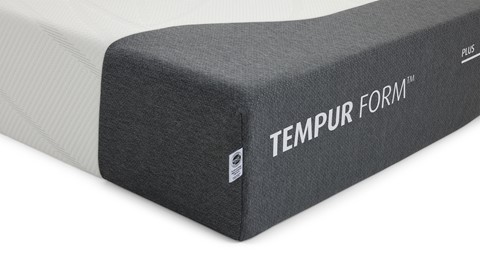 Traagschuimmatras Form plus medium, stone grey