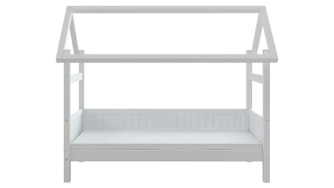 Bedbank Puck met dakframe, wit