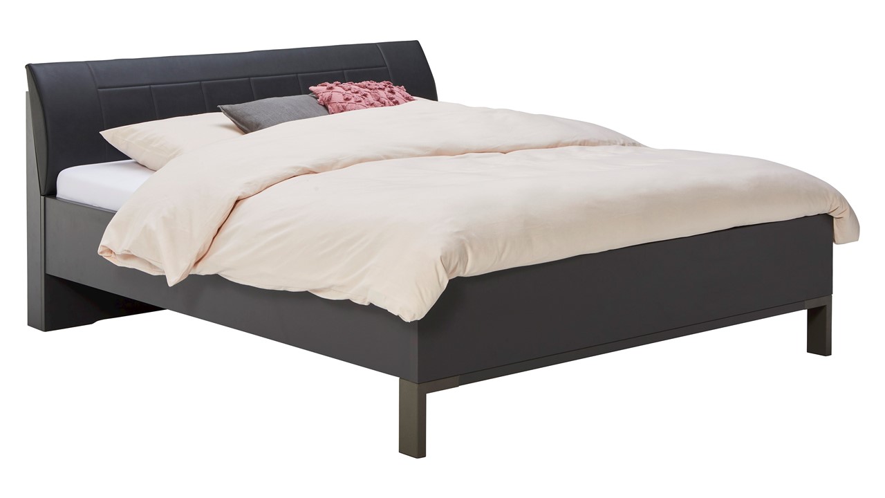 Bed Suite met poten in rawsteel Beter Bed Belgi