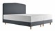 TEMPUR® boxspring FORM™ Geometric vlak, dark grey