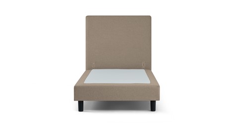 Box Ambra vlak zonder matras, taupe