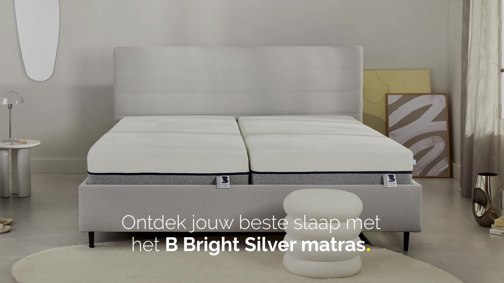 B Bright Silver productvideo - Beter Bed 